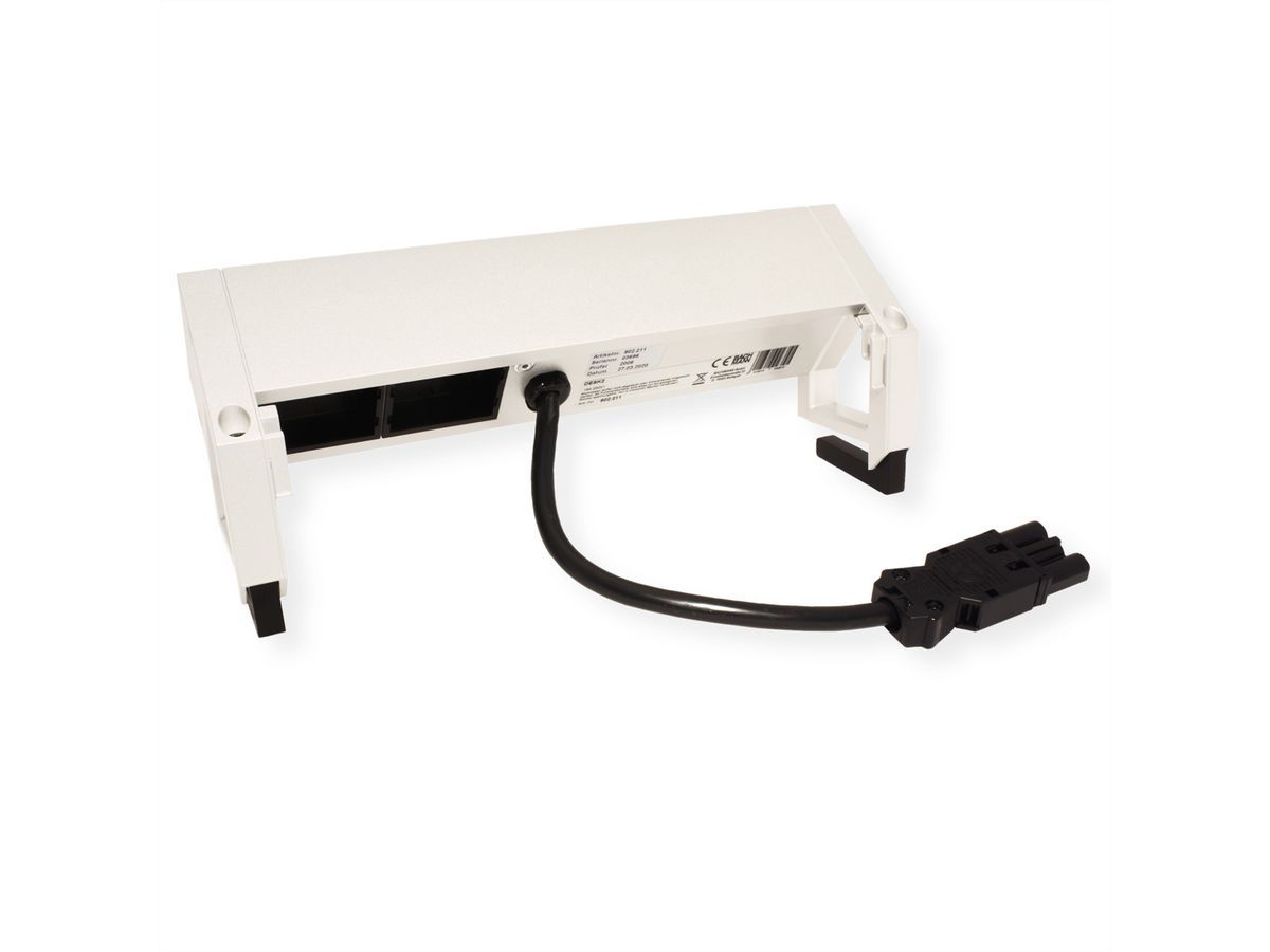 BACHMANN DESK2 2x contact de protection 2x ABD GST18, blanc