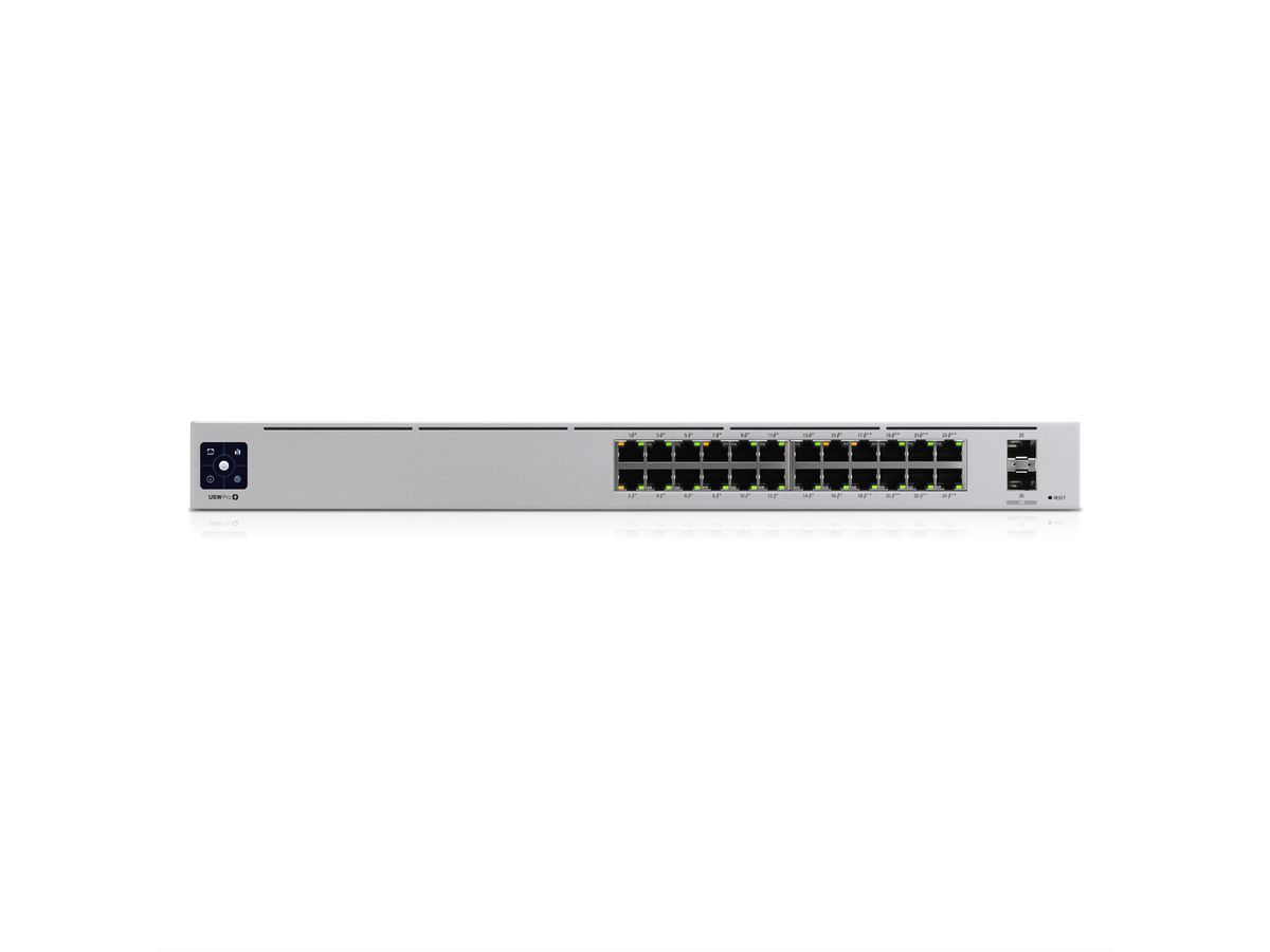 UBIQUITI USW-Pro-24-POE 802.3at/bt Gen2 24-Port PoE Gigabit Switch mit SFP+