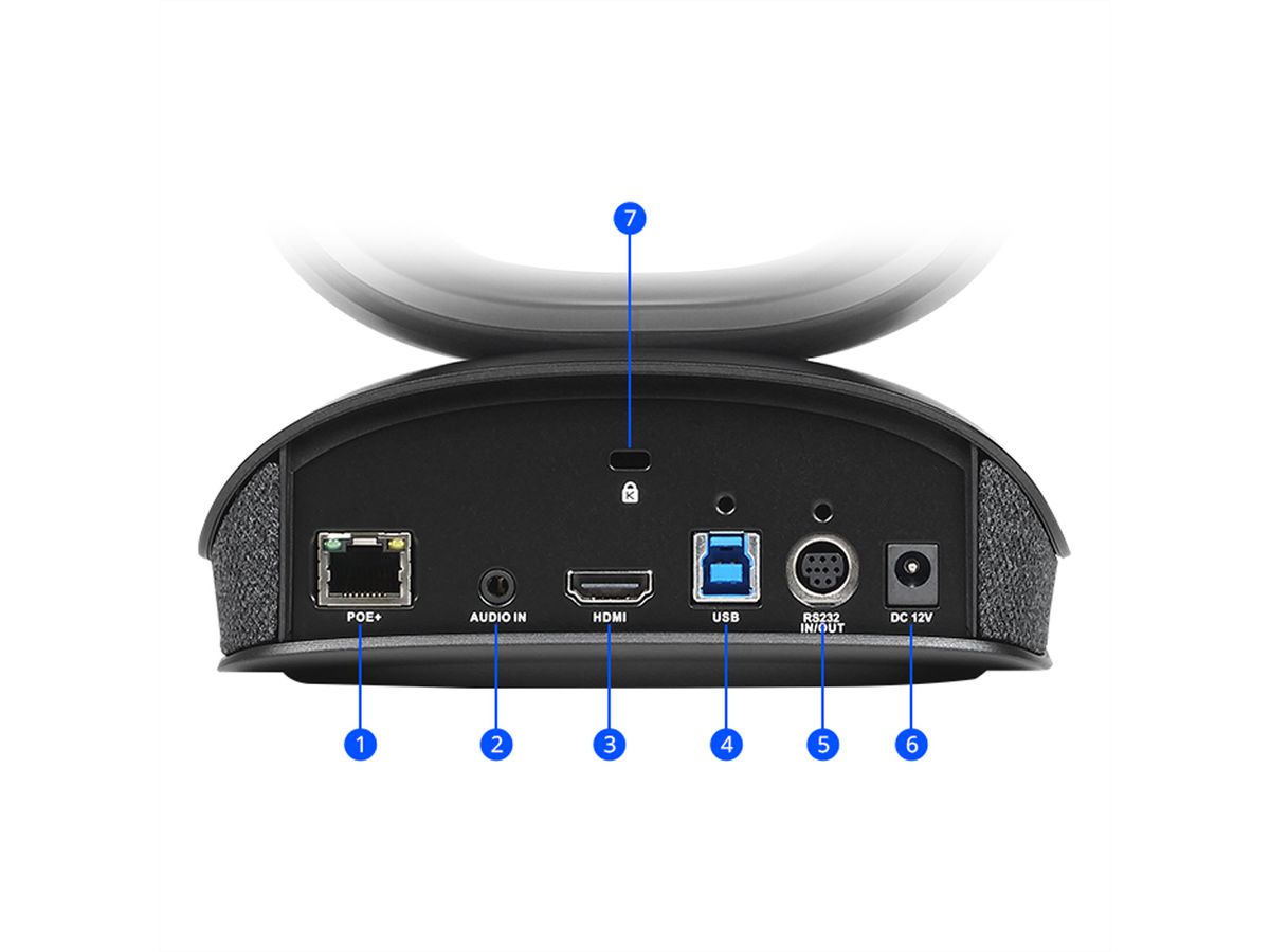 Aver USB Kamera CAM570, schwarz