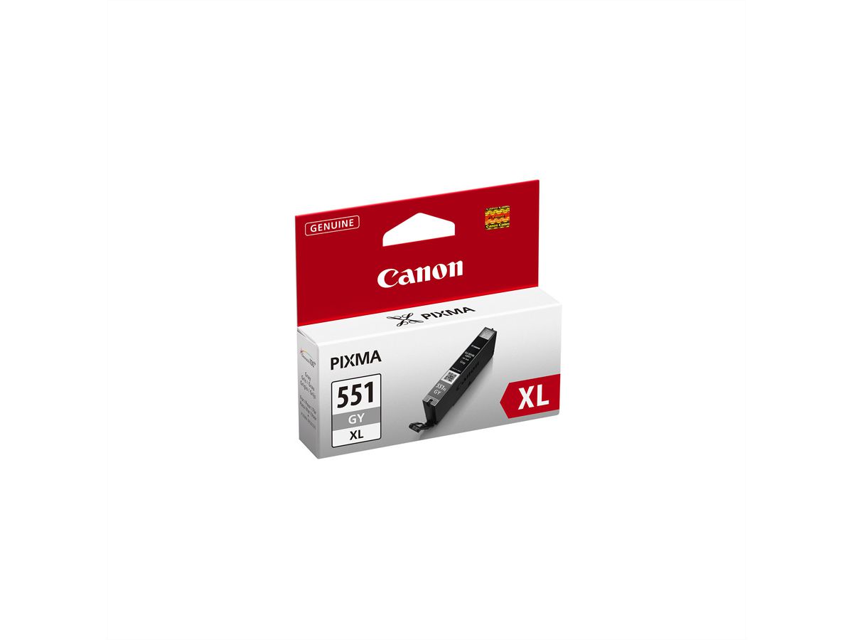 CANON CLI-551GY XL, Cartouche grise grande capacité pour CANON PIXMA MG6350