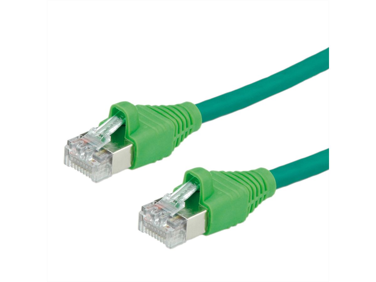 DÄTWYLER Patchkabel Cat.6 (Class E) S/FTP, CU 7702 flex LSOH, AMP, grün, 70 m