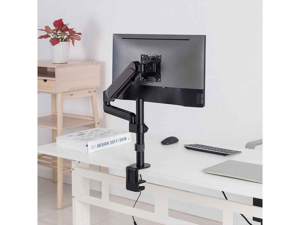 VALUE LCD-Arm Trägerstange, 4 Gelenke, Tischmontage, 17-32 Zoll, bis 9 kg