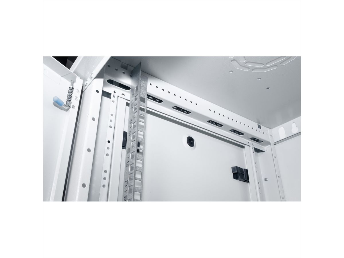 ROLINE 19-Zoll Wandgehäuse Basic Plus 6HE, 600x450 BxT grau