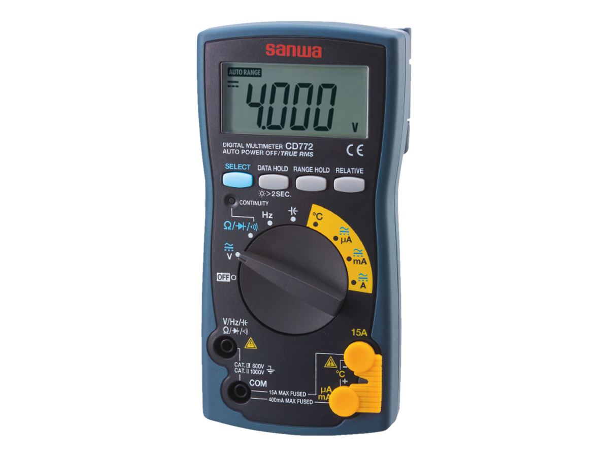 CD772, TRUE RMS Digital Multimeter