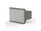 SCHROFF Griff in Trapezform, grau (ohne Aushebefunktion) - KUNSTSTOFFGRIFF 3TE GRAU