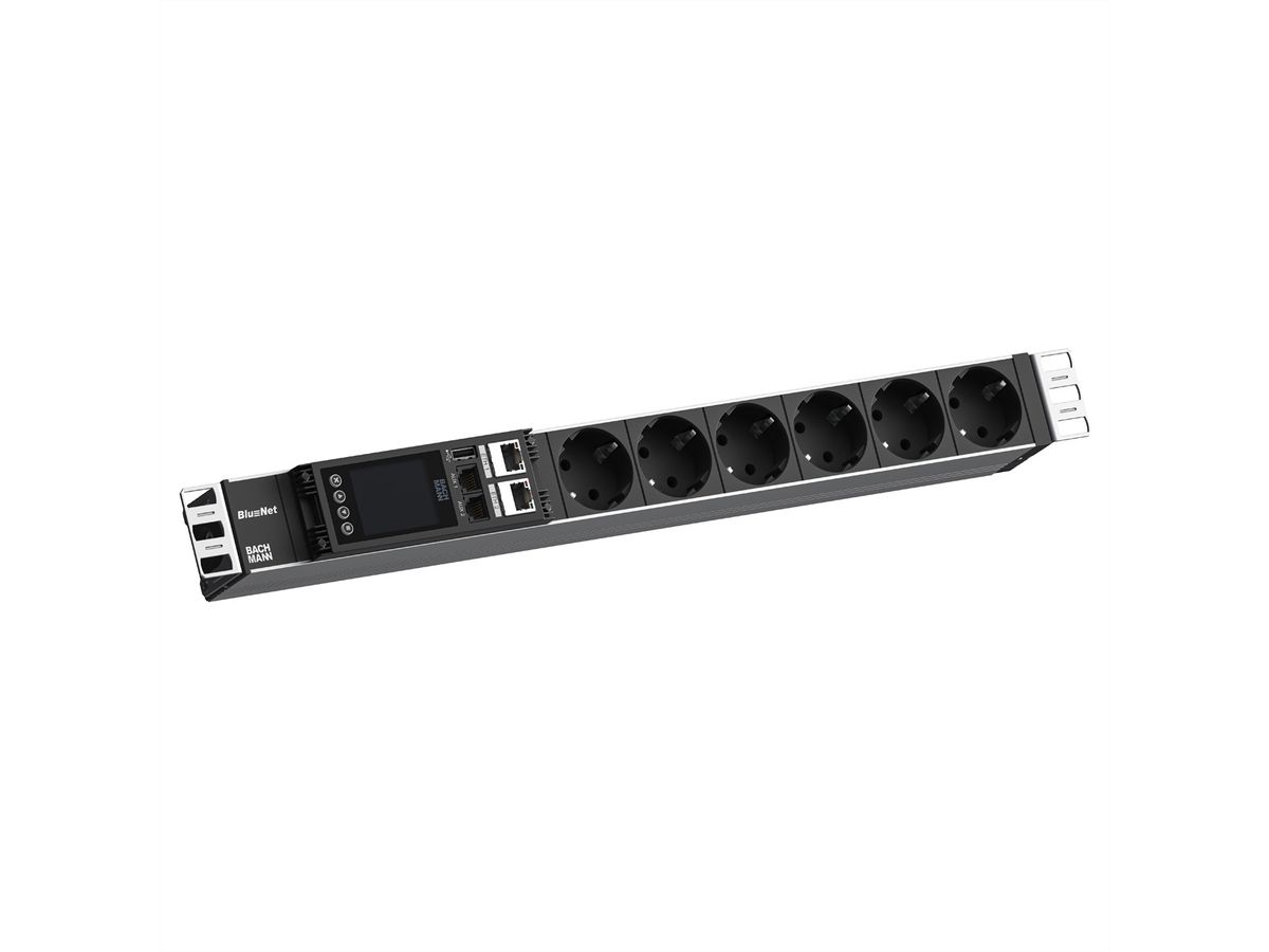 BACHMANN BN ESSENTIAL Metered 19", 6xCEE7/3 2,0m CEE7/7