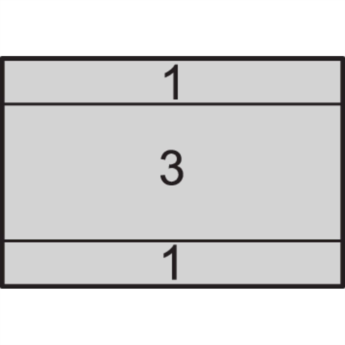 SCHROFF RatiopacPRO Coffret de montage en rack 19", blindage rétrofitable, 5 U (1-3-1), 84 CV, 495 mm