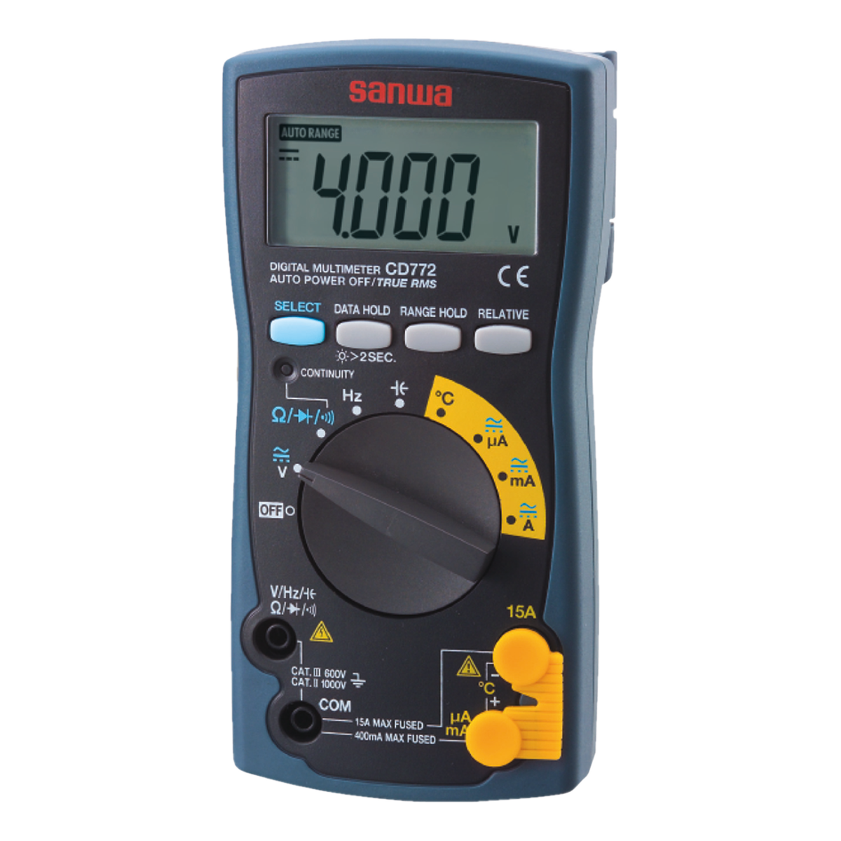 CD772, TRUE RMS Digital Multimeter