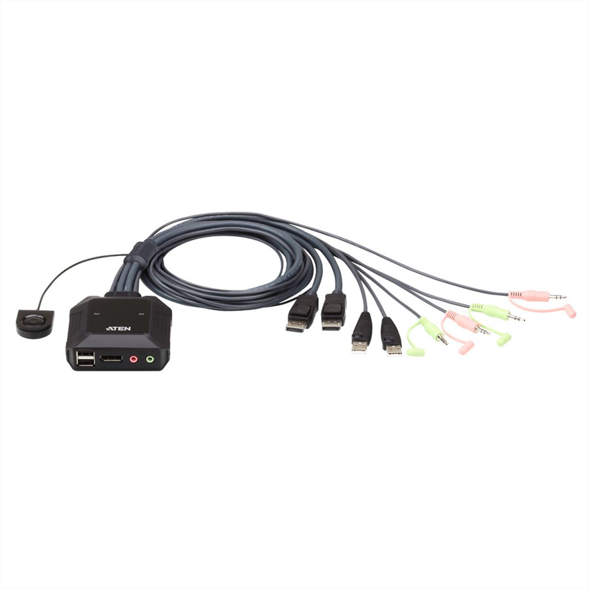 ATEN CS22DP 2-Port USB DisplayPort KVM Switch