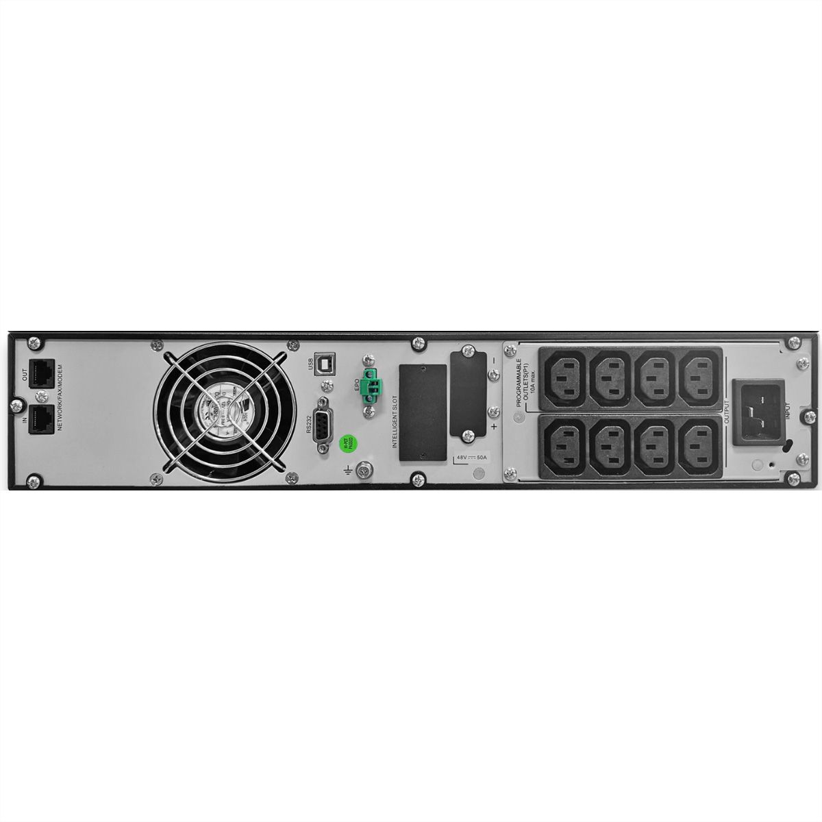 GUDE EPB 8810-1 USV 1000VA UPS Backup Tower/RM, schwarz