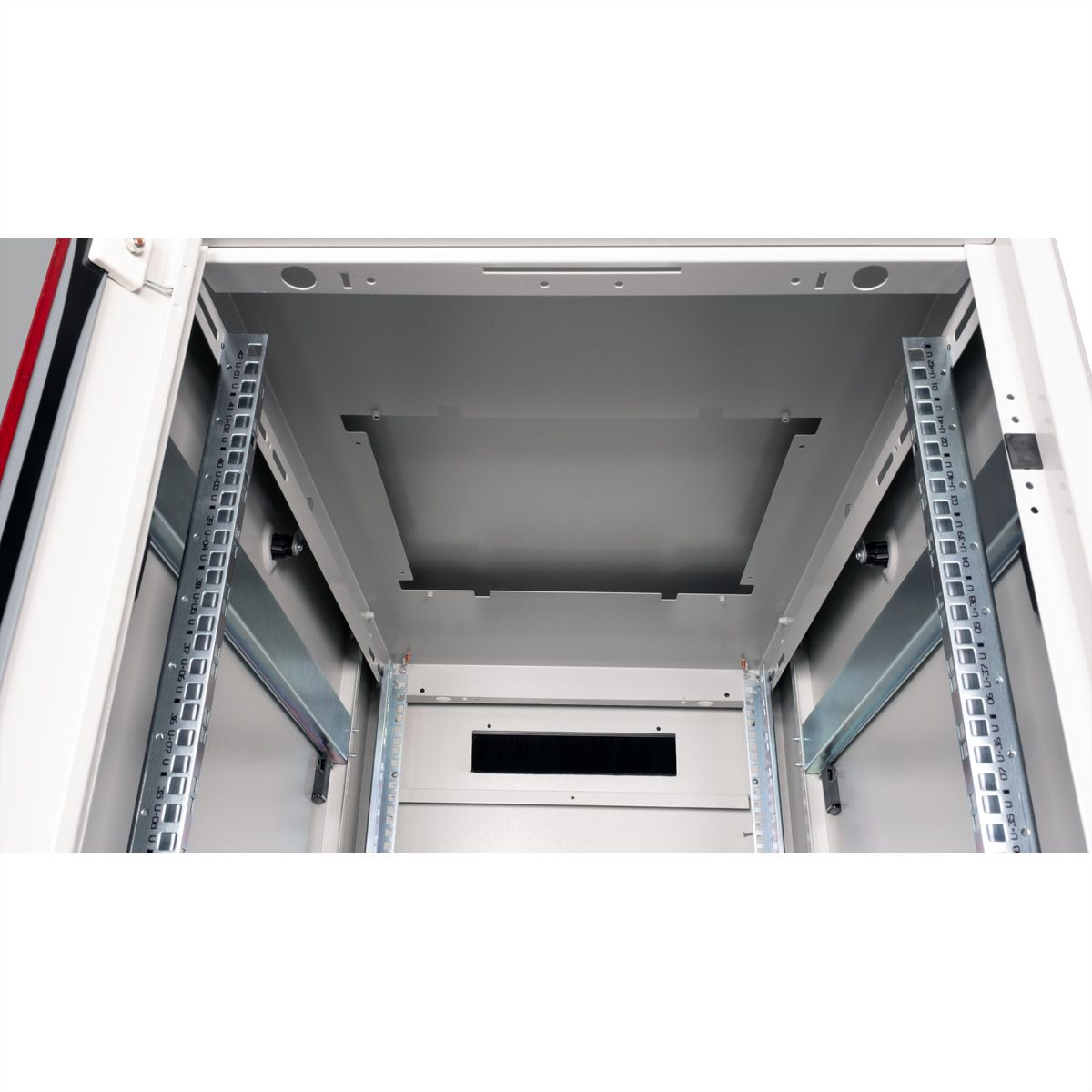 ROLINE 19-Zoll Netzwerkschrank Pro 42 HE, 600x1000 BxT Glastür grau