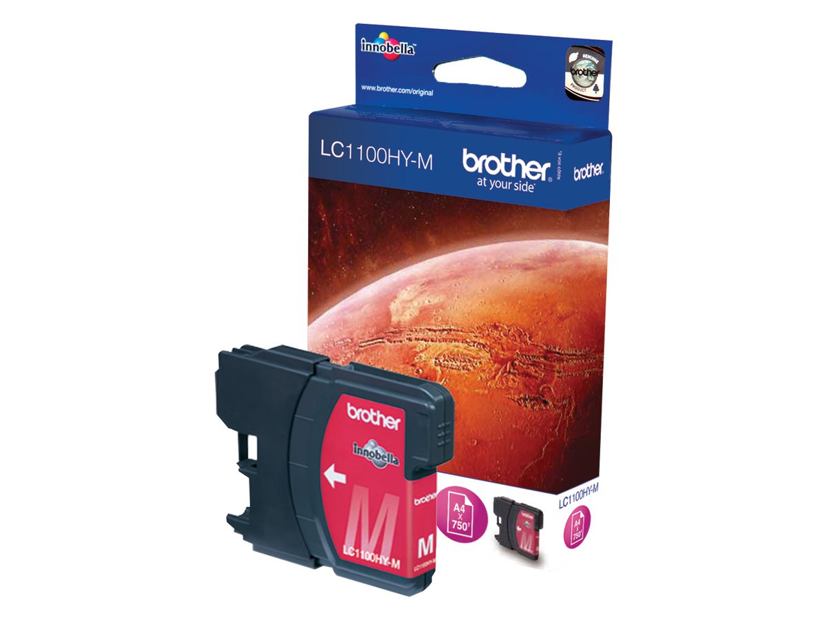 Brother LC-1100HYM Ink Cartridge Tintenpatrone Original magenta 1 Stück(e)