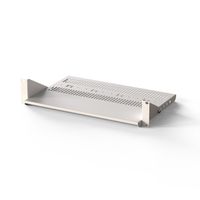 SCHROFF 19"-Geräteträger, Stellfläche 430 x 250mm, RAL7035