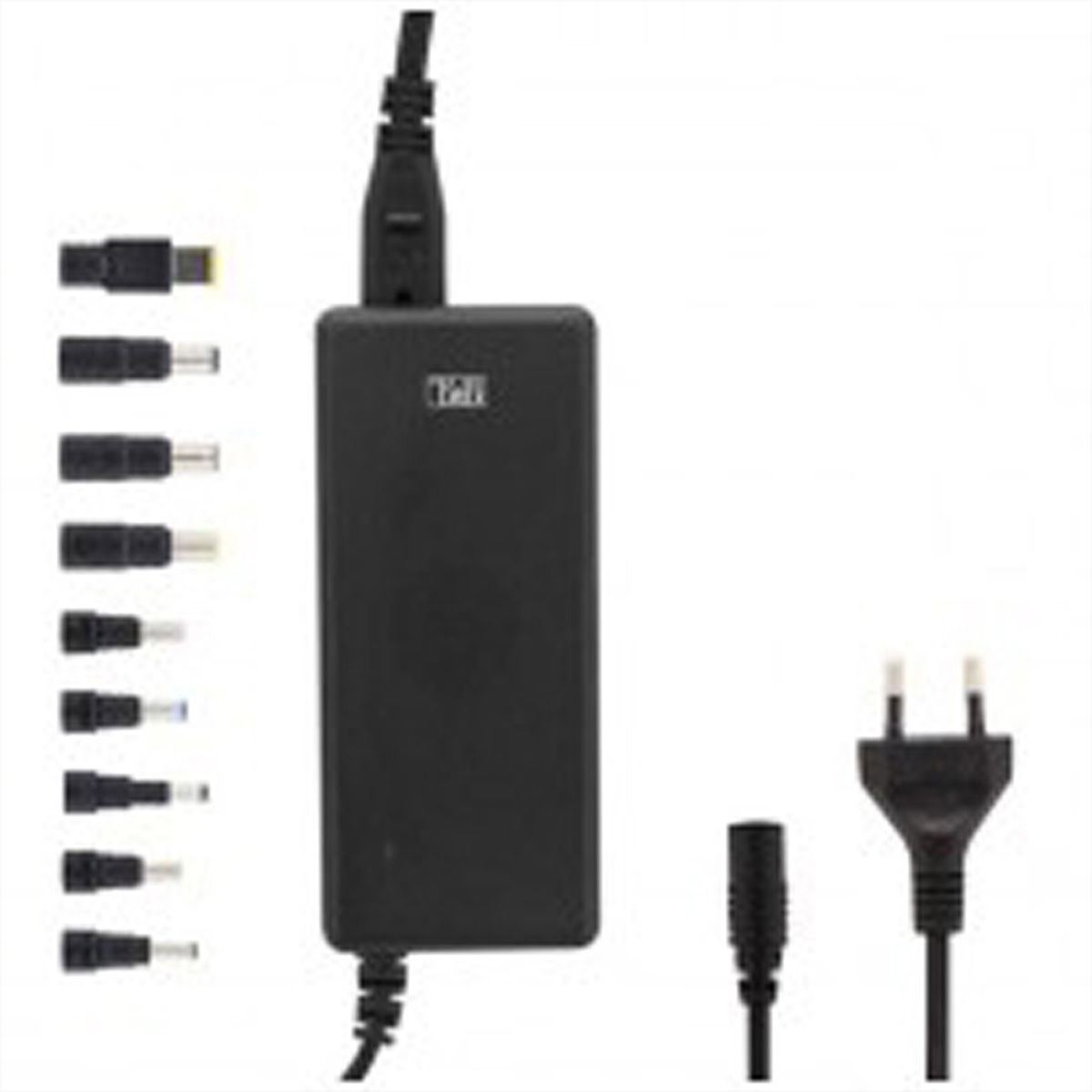 T'nB EASYLINE Universal Notebook Netzte. 65W / 19V, mit 9 Aufsätzen bis 15,6"/USB