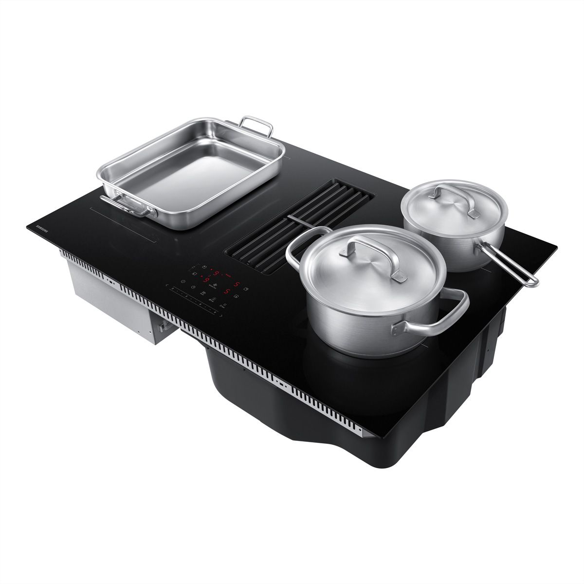 Samsung Table de cuisson avec tirage à la terre intégré 80 cm, FlexZone, 720m³/h,  A+