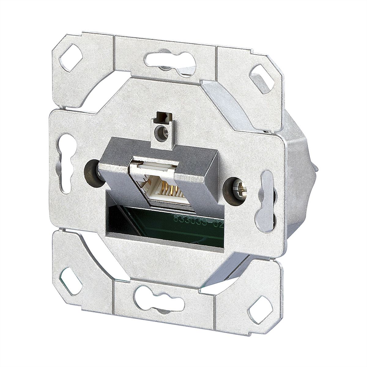 METZ CONNECT E-DAT C6A Prise, 1 port, encastré pour gammes d'interrupteurs design (UP0)