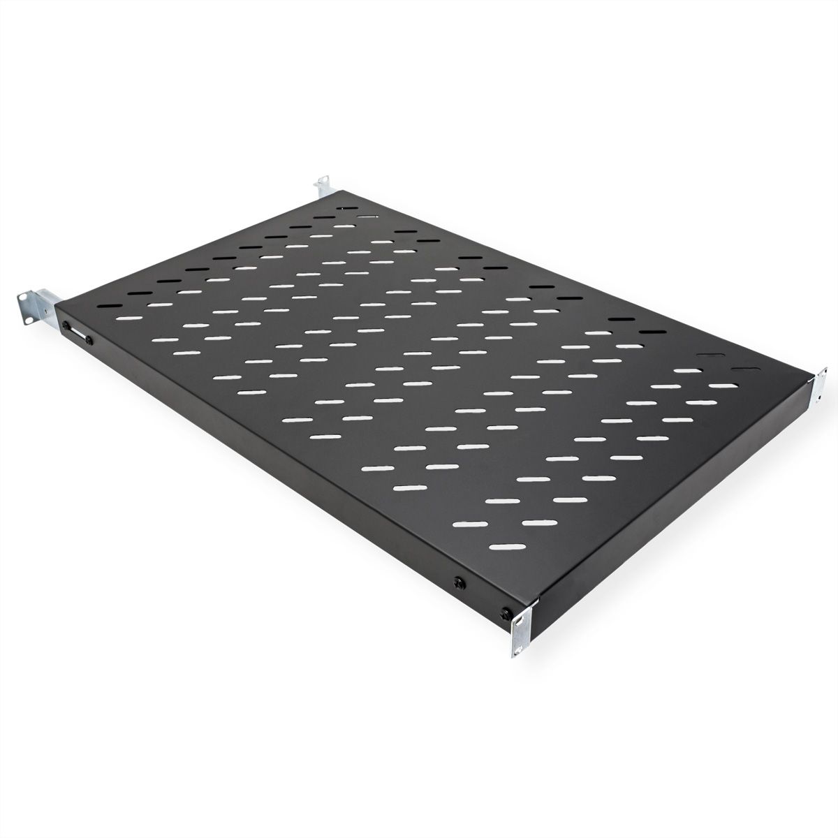VALUE 19-Zoll-Fachboden 1HE tiefenvariabel, 440 x 700 mm, 50kg Traglast