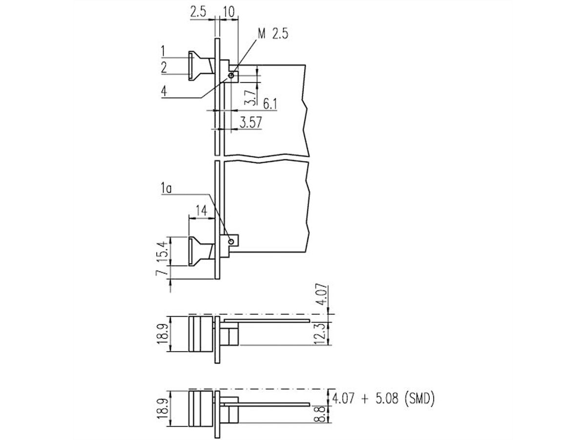 SCHROFF Aushebegriff in Trapezform - AUSHEBEGRIFF TRAPEZ O.GRAU