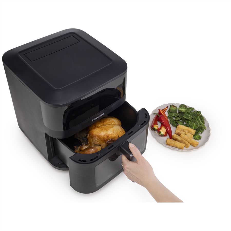 **Retoure**Hisense Friteuse à air chaud AF HAF2100DCD, 2100W, 7,7L