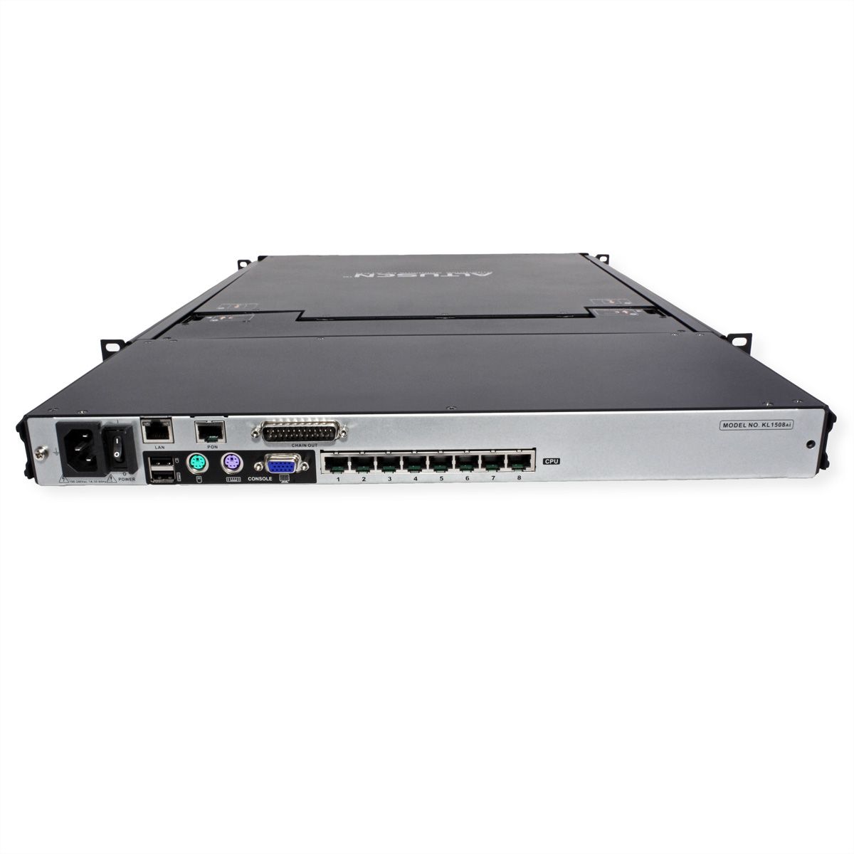 ATEN KL1508AiN 48cm LCD IP-KVM 8-Port, CH-Layout