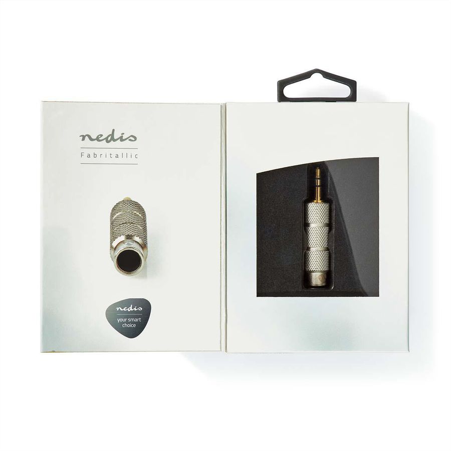 Nedis Adaptateur audio stéréo 3.5mm M à 6.35mm F