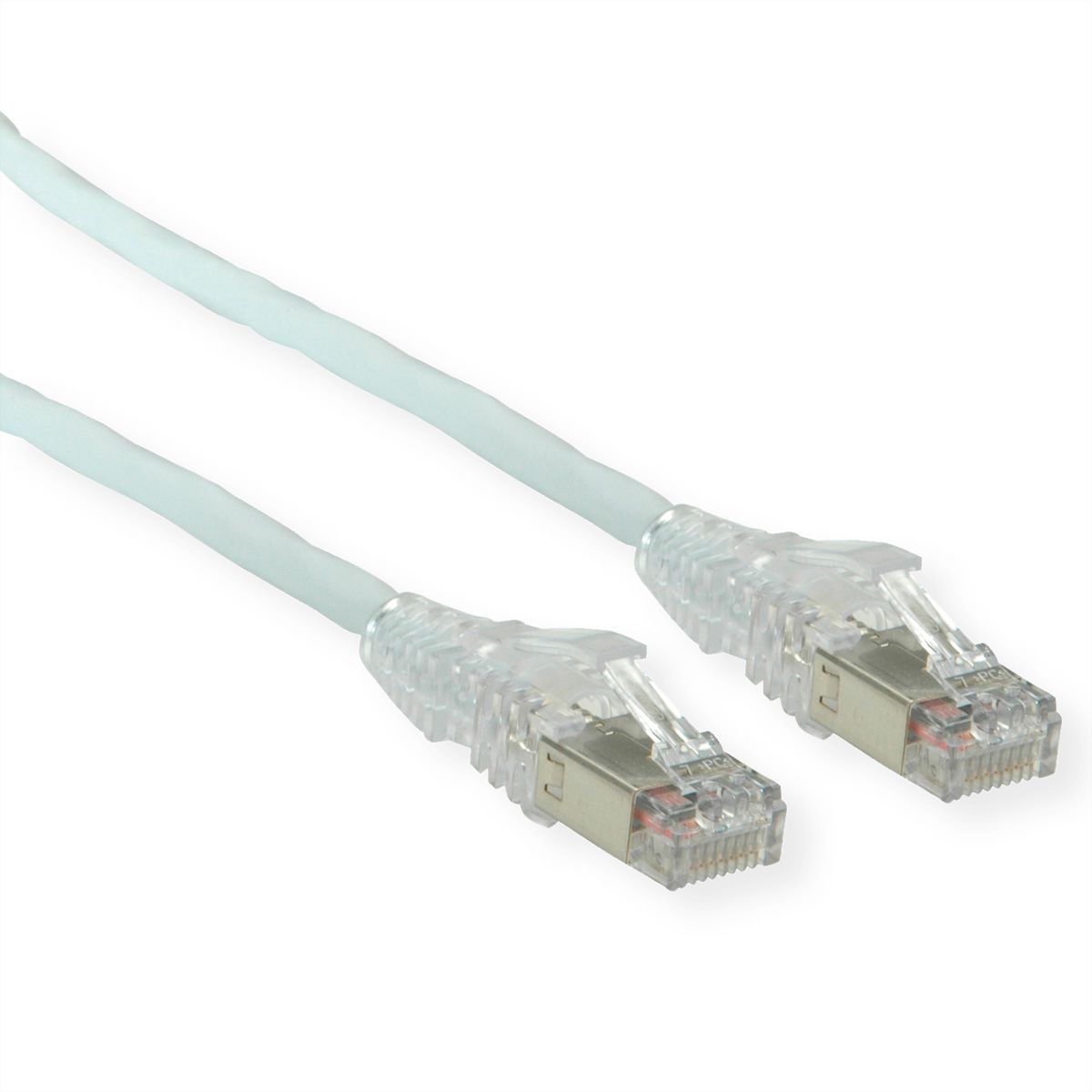Cordon DÄTWYLER Cat.6A (Classe EA) S/FTP, CU 7702 flex LSOH, AMP v2, gris, 2 m