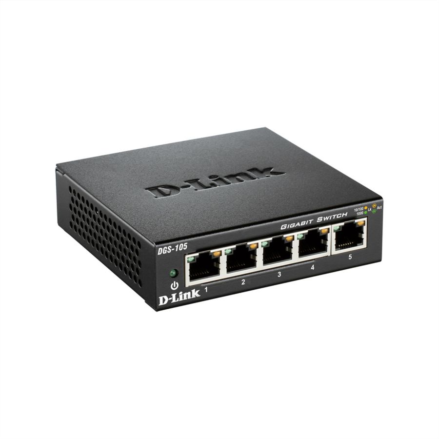 D-Link DGS 105 - commutateur - 5 ports - Ordinateur de bureau