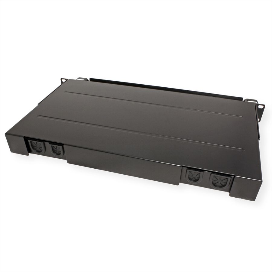 ROLINE Panneau FO 19" vide, 1U, 12x SC-Simplex ou LC-Duplex , noir