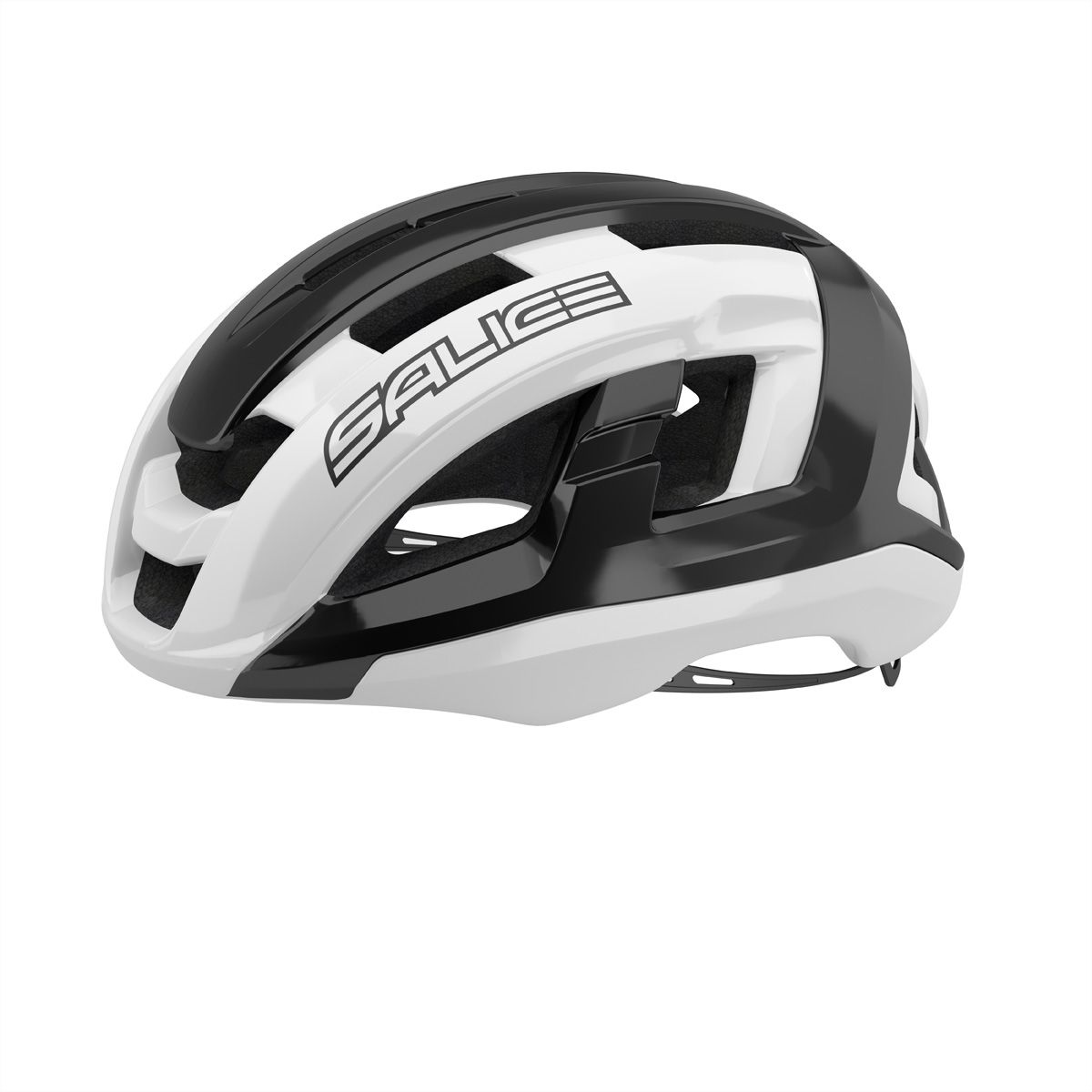 Salice Occhiali Casque de vélo Gavia, S-M 51-58, White-Black
