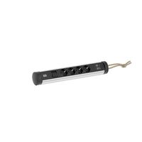 BACHMANN CYCLE Loop 4xCEE7/3 1xinterrupteur 1xUSB A/C 22W 2,5m CEE7/7