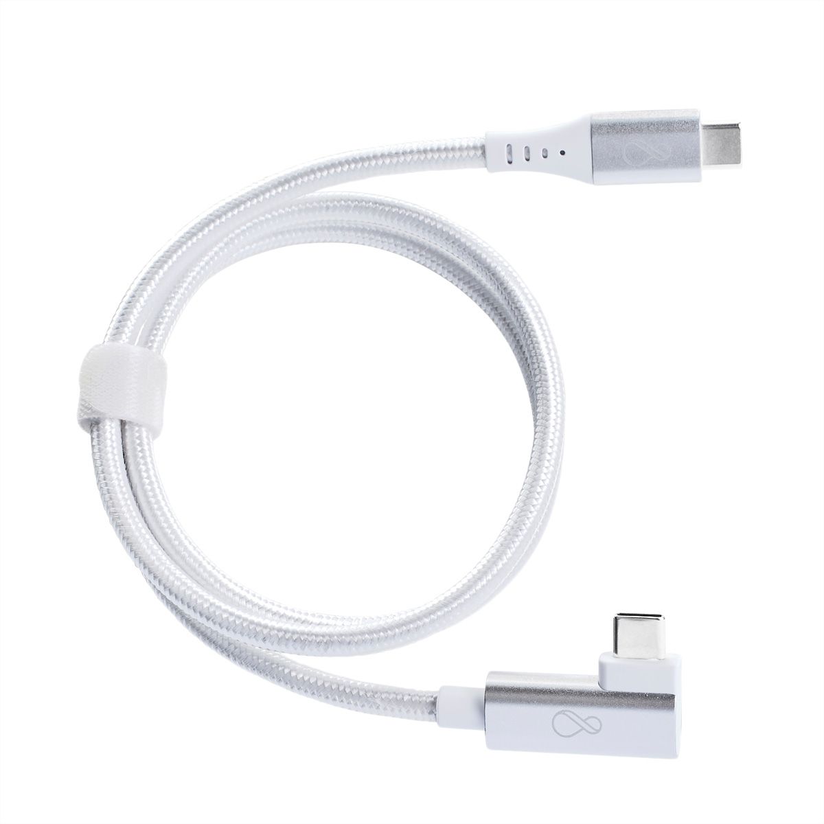 BACHMANN Ochno Câble USB-C coudé 0,7m argent