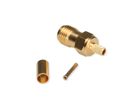 TELEGÄRTNER Prise SMA femelle pour RG-316/U, plaqué or Connexion à souder/à sertir