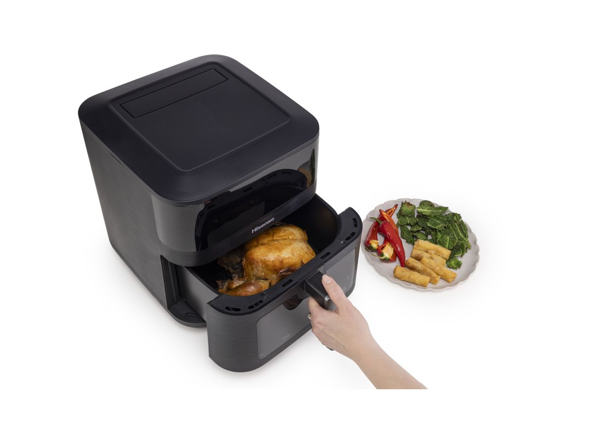 Hisense Heissluftfriteuse HAF2100DCD, 2100W, 7,7L