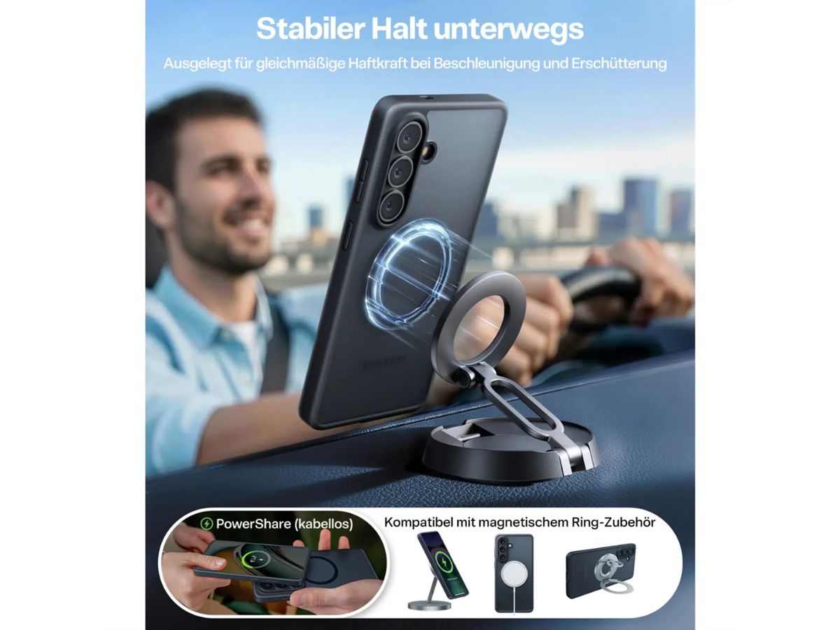 Torras Guardian Schutzhülle Galaxy S26, Plus, schwarz, schwarz