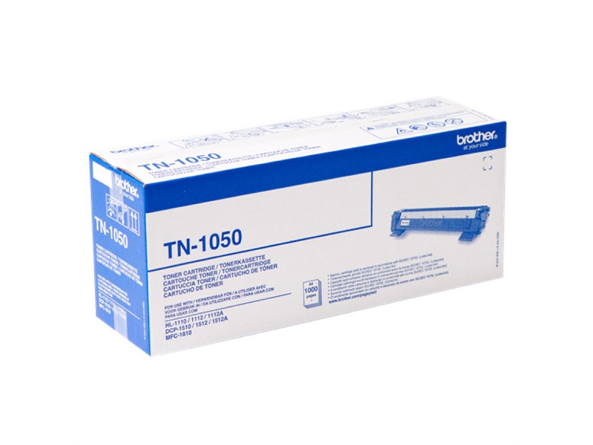 BROTHER TN1050, Toner 1.000 p. pour HL-1110/1112/1210W/1212W, DCP-1510/1512