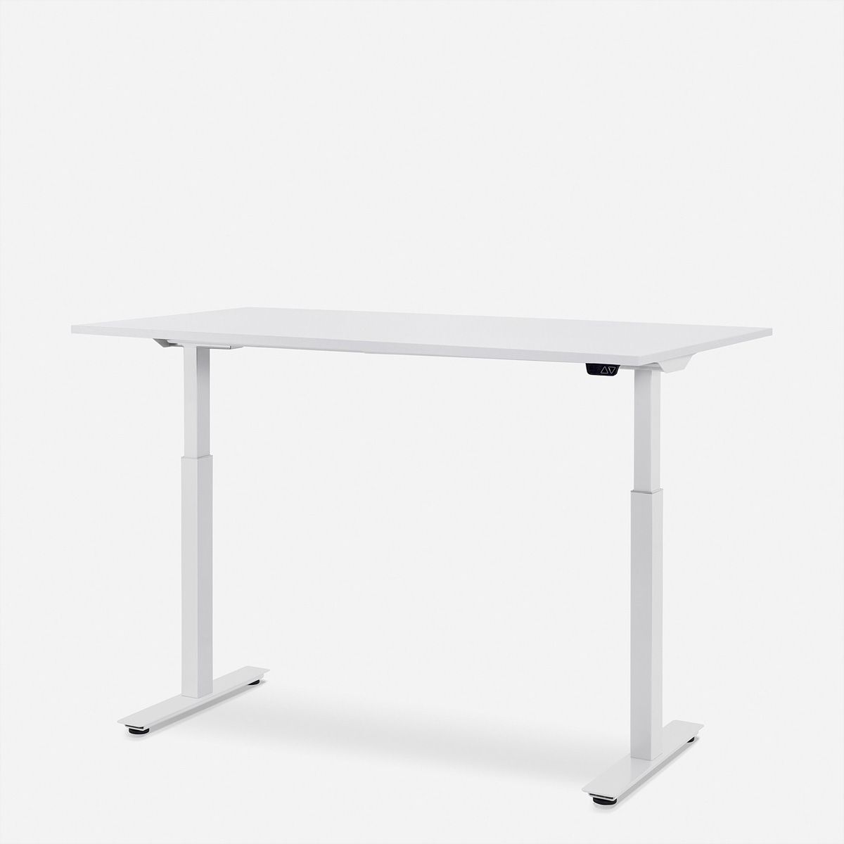 WRK21 Schreibtisch Smart 180 x 80 cm, Höhenverstellbar, Weiss Uni / Weiss
