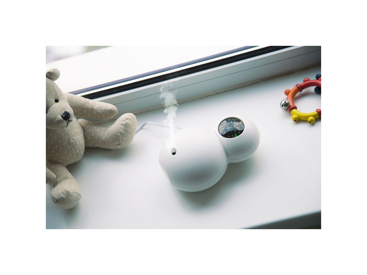 Alecto Baby Humidificateur et Projecteur BC-21, blanc