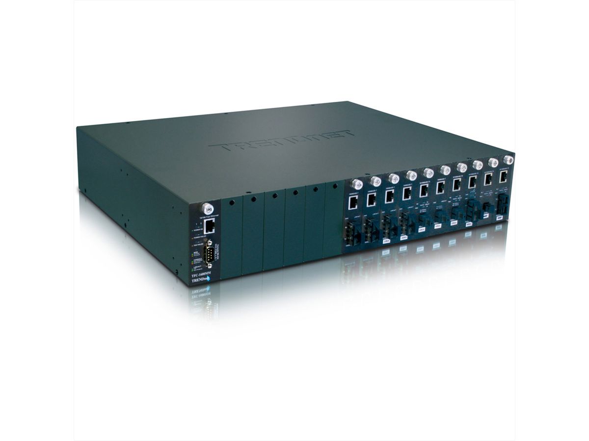 TRENDnet TFC-1600 Converter Chassis 16-Bay Fiber System