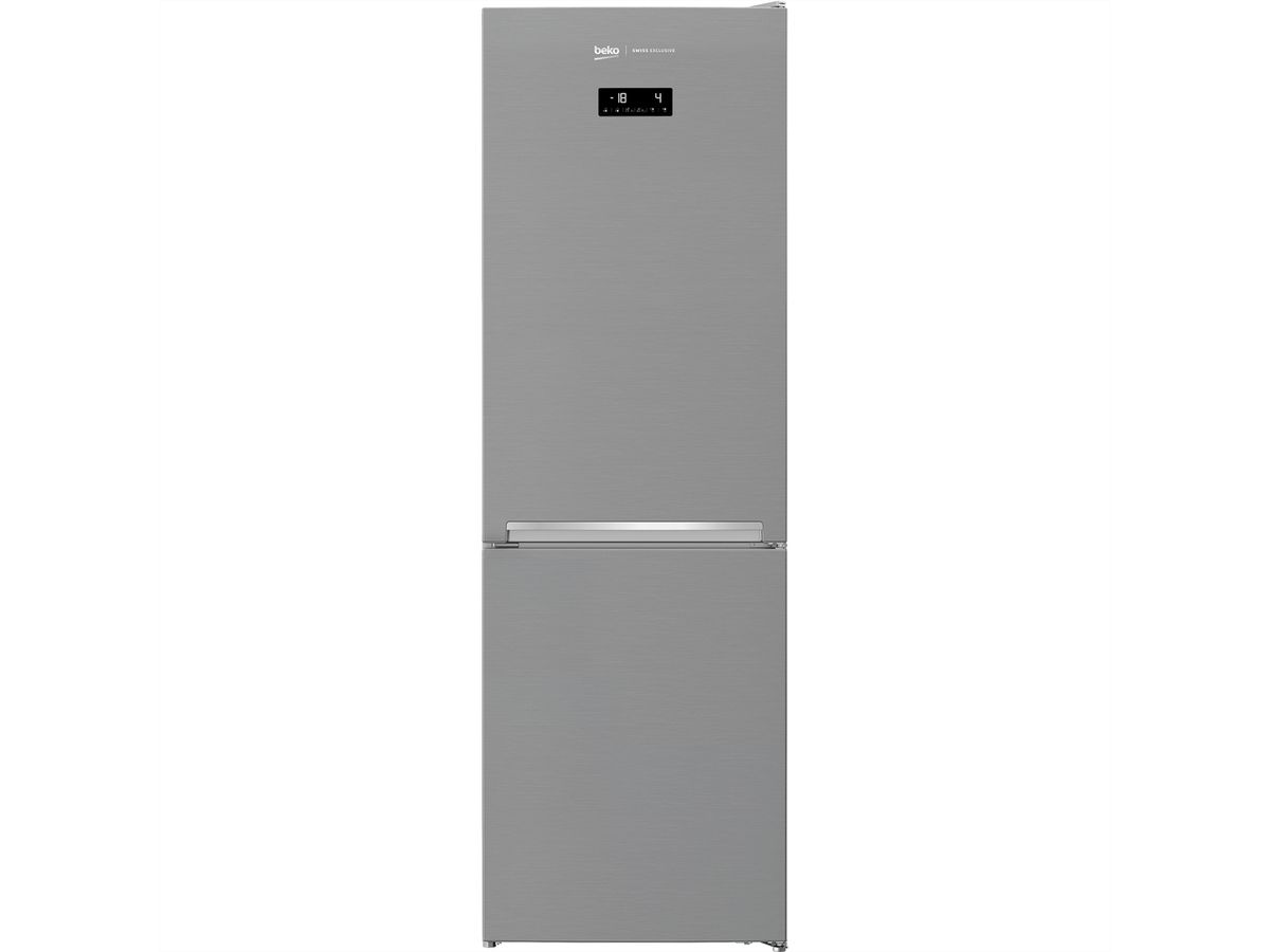 Beko Kühl-Gefrierkombination KG710, 325l, B, Titanium Inox