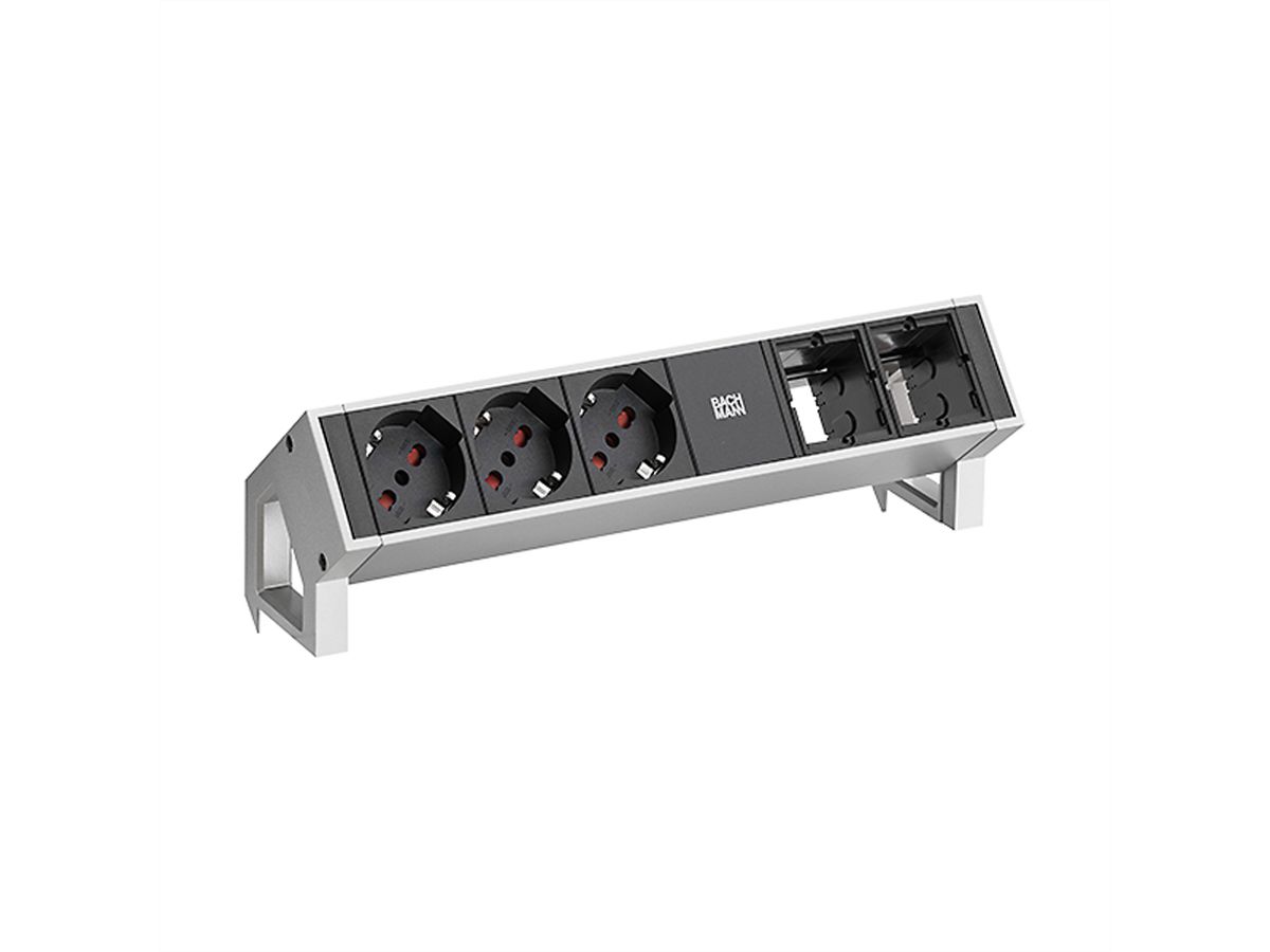 BACHMANN DESK2 3xP40 2xCM 0,2mGST18 Inox, Italia