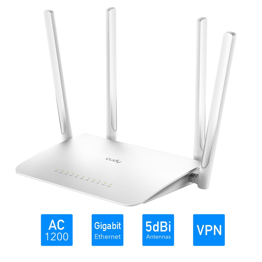 CUDY WR1300 AC1200 Routeur WiFi Mesh, Gigabit
