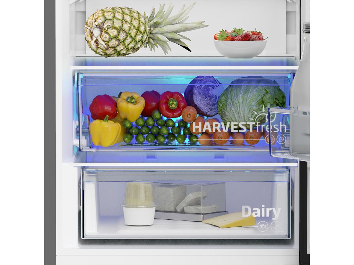 Beko Kühl-Gefrierkombination KG740, 355L, 203.5cm
