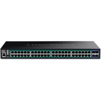 TRENDnet TPE-3524SF Switch PoE+ web smart Gigabit, 52 ports avec et logements SFP+ 10G