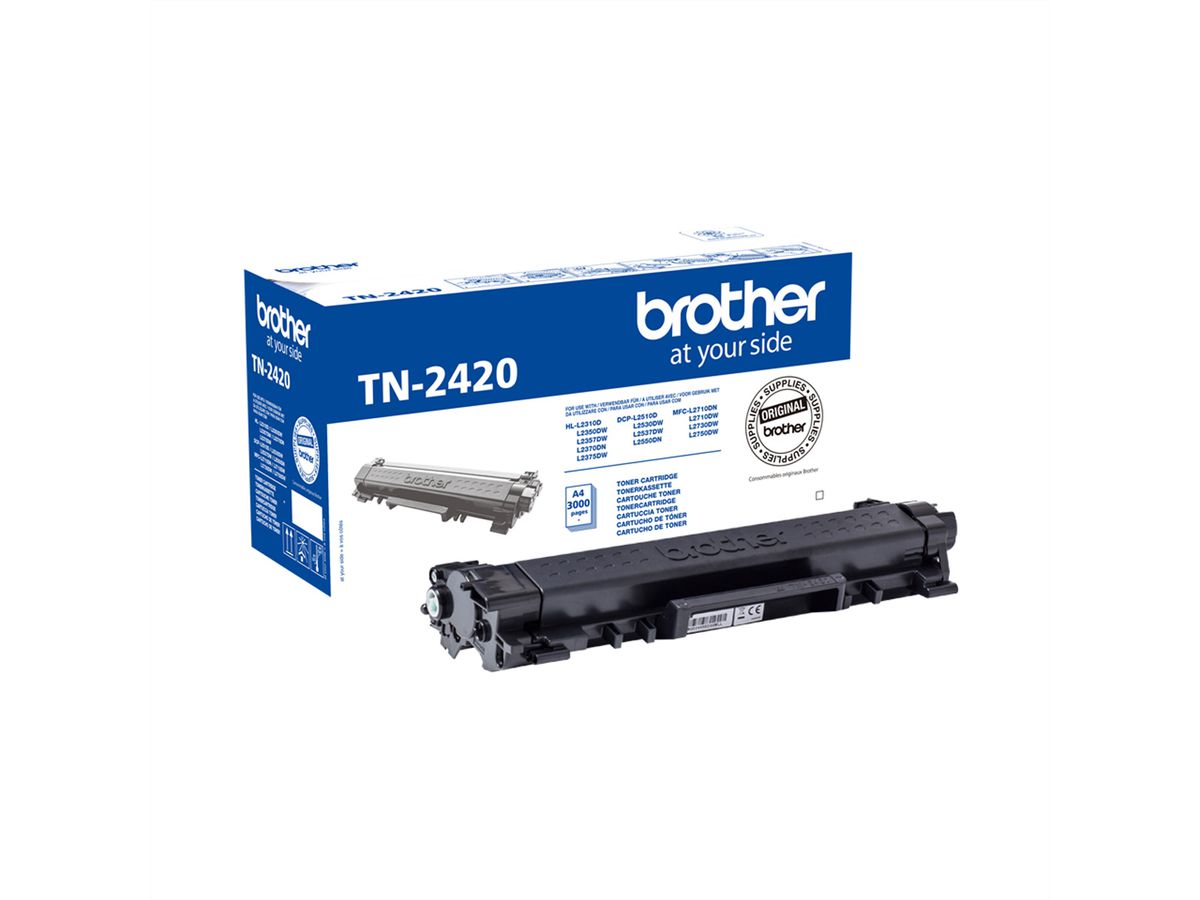 BROTHER TN-2420, Toner, noir, 3.000p., HL-L2310D, DCP-L2510D