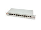 ROLINE 10-Zoll Patchpanel 12 Ports, Kat.6A (Class EA), geschirmt