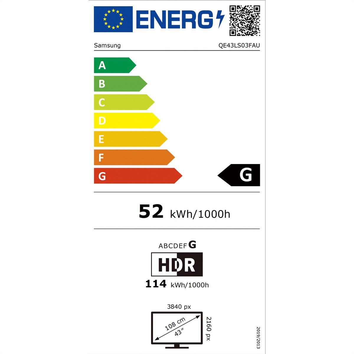 Samsung TV 43" The Frame 2025