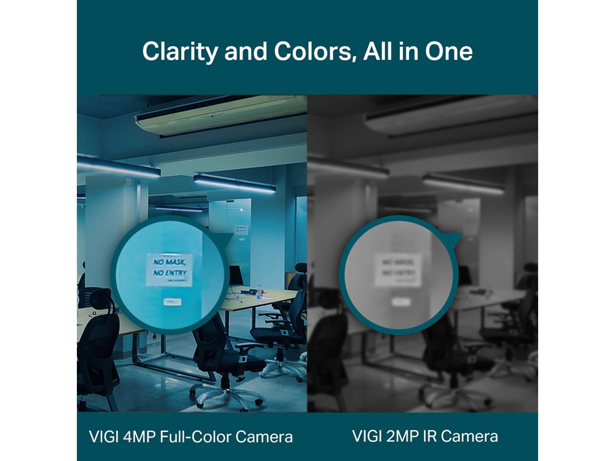 TP-Link VIGI C440(4mm) Camera Turret 4 MP, 86°, IR-LED 30m