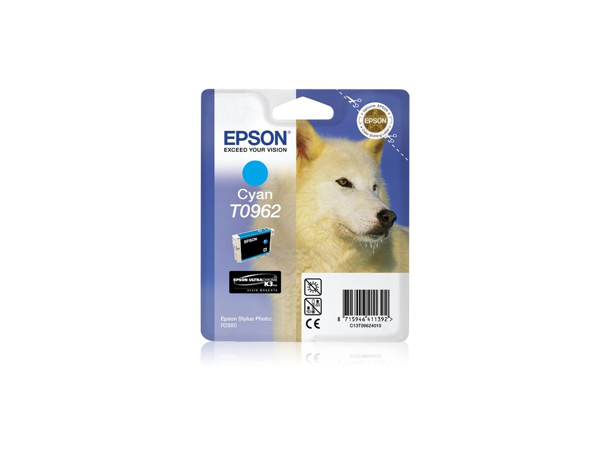 Epson Husky Singlepack Cyan T0962