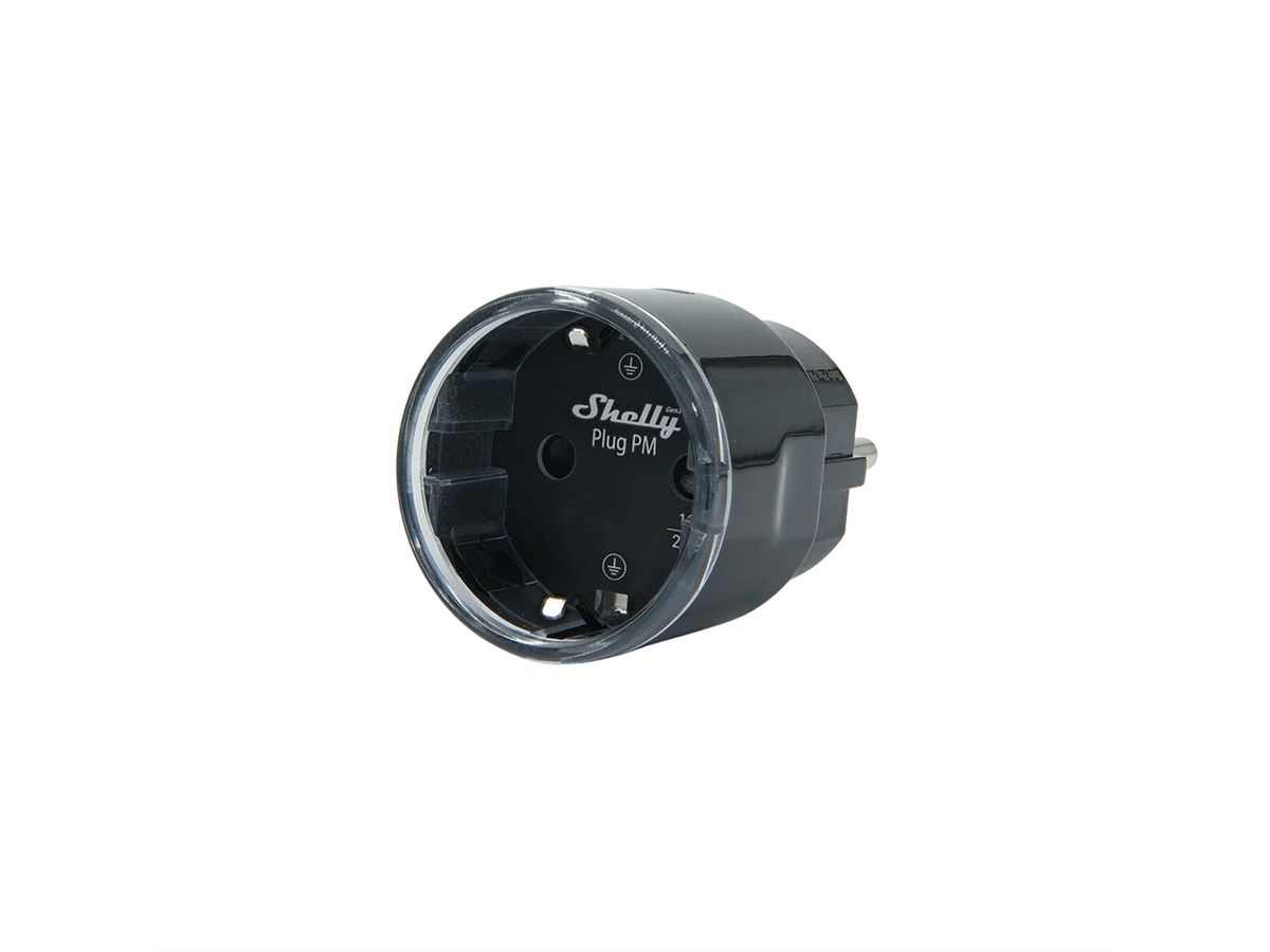 Shelly SmartPlug PM Gen3 schwarz