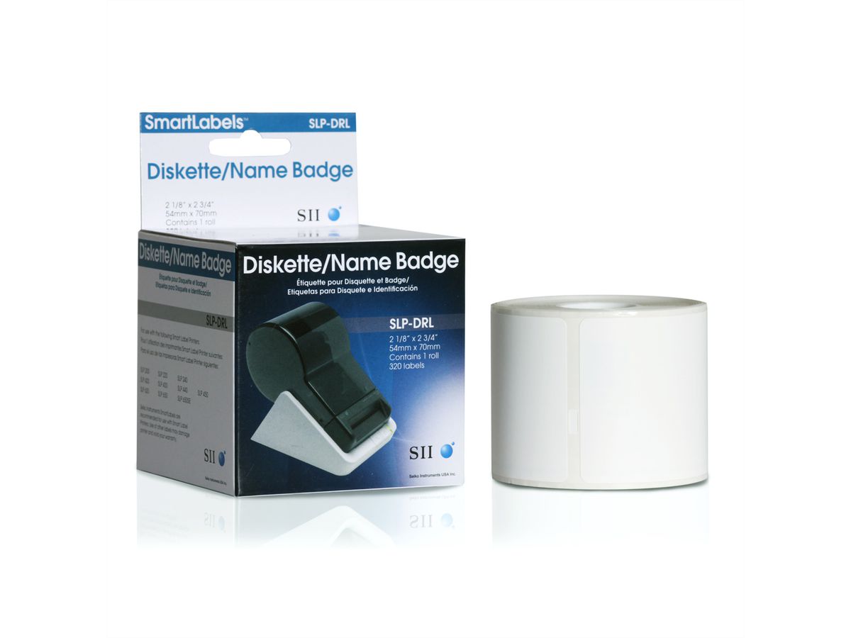 SEIKO Etiketten für 3.5 Disk, SLP-DRL, 1 Rolle